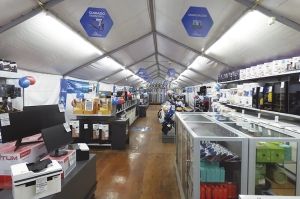 Un lugar provisorio para sumar servicios