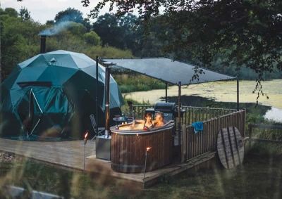 Glamping: acampar casi como en casa