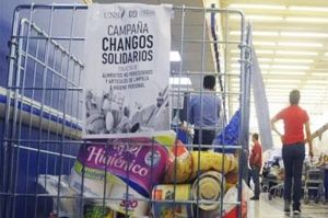 Concluyó la campaña &quot;Chango Solidario&quot;, que entregó más de 50 toneladas de alimentos